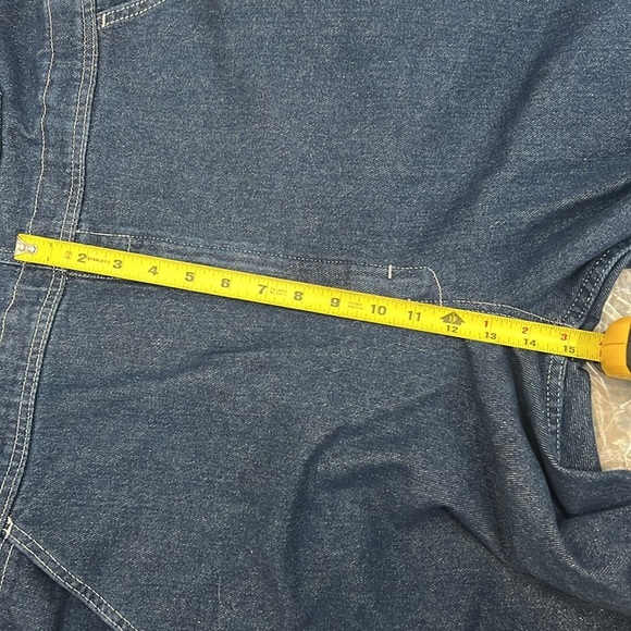 Dickies Blue Denim overalls with Red Label size large. - Picture 14 of 15